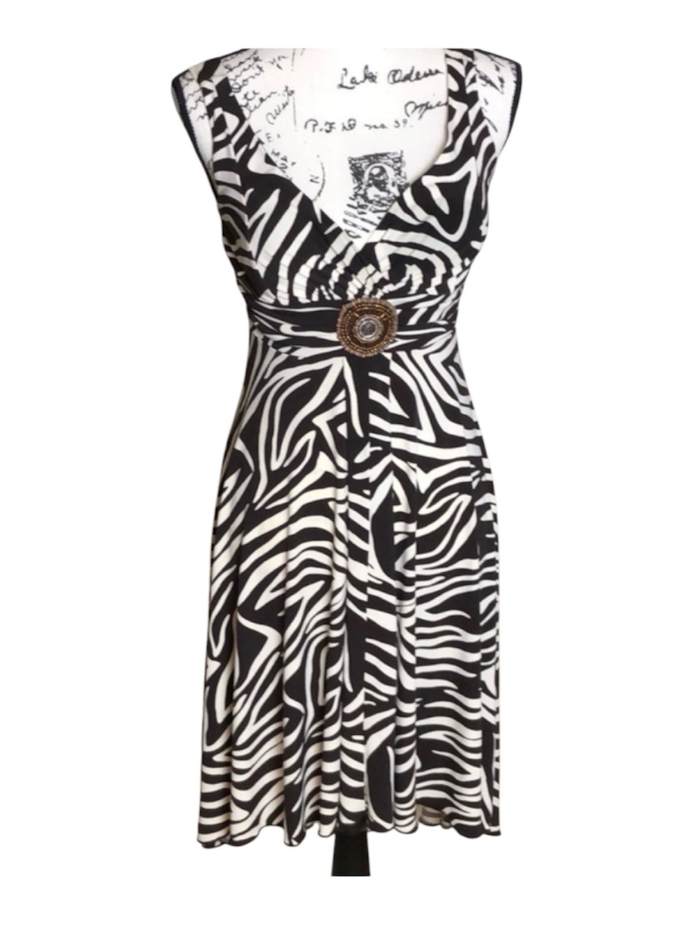 Enfocus Studio Zebra Print Dress